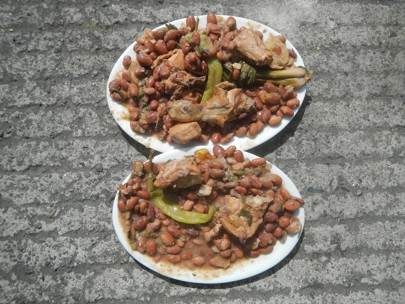 Куриное филе с зелёной фасолью — изображение блюда